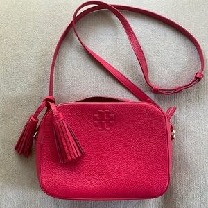Tory Burch pink crossbody handbag